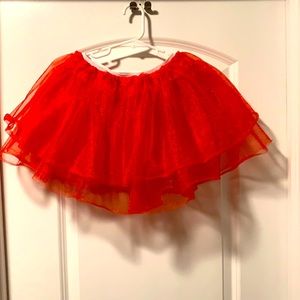 Toddler 12 M - 2T Red Tutu Skirt